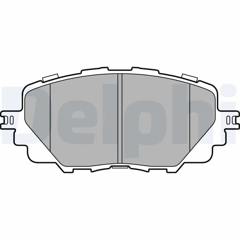 Brake Pad Set, disc brake LP3284