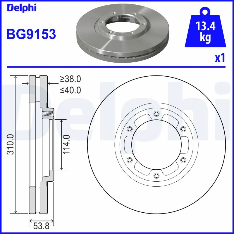 Brake Disc BG9153