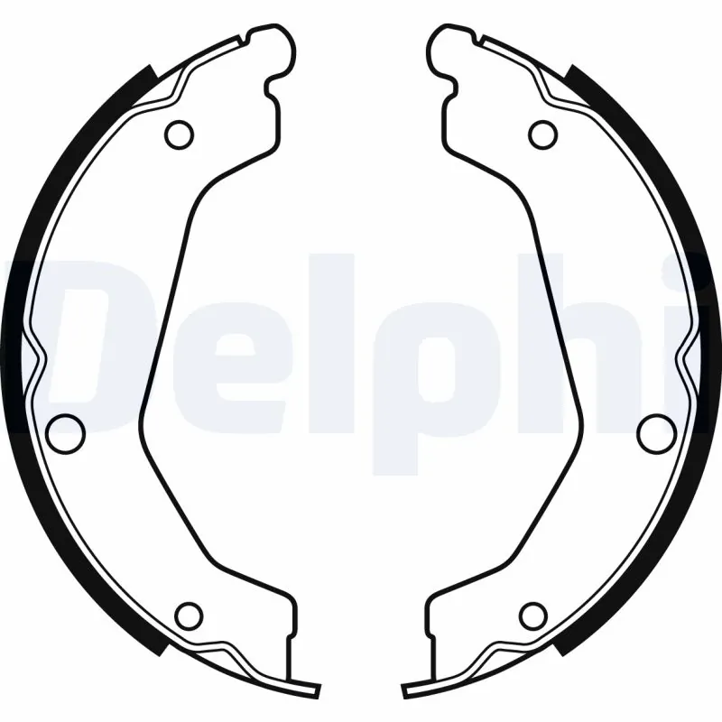 Brake Shoe Set, parking brake LS2085