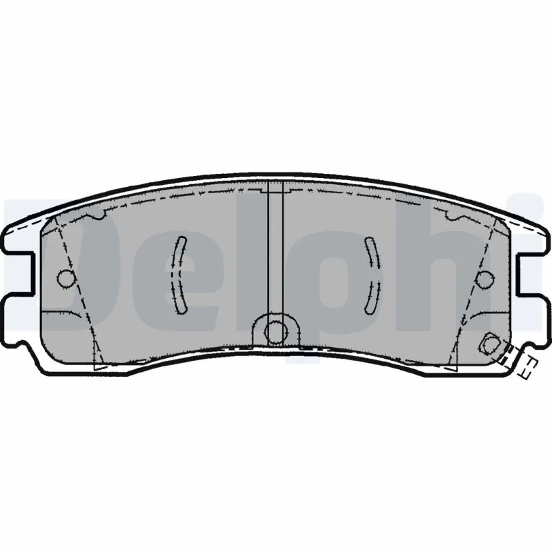 Brake Pad Set, disc brake LP1612