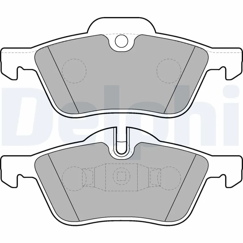 Brake Pad Set, disc brake LP1657