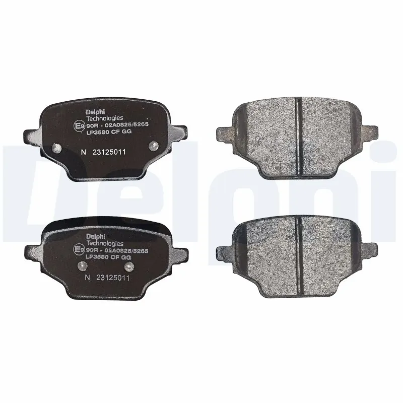 Brake Pad Set, disc brake LP3580