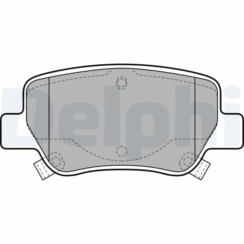 Brake Pad Set, disc brake LP2206