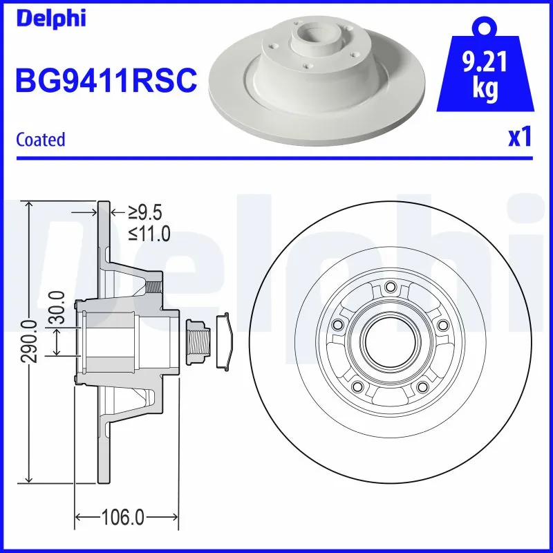 Brake Disc BG9411RSC