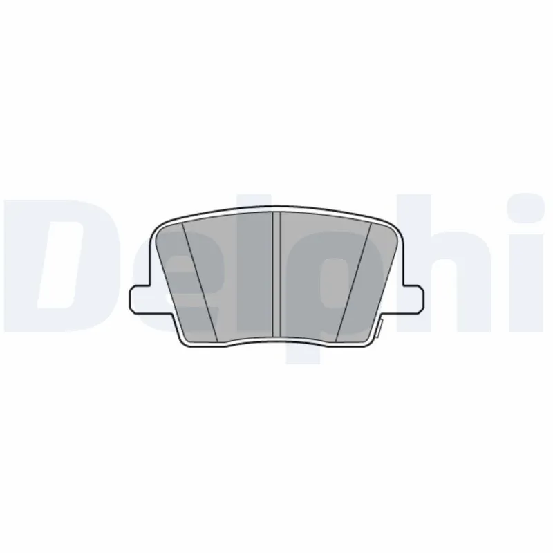 Brake Pad Set, disc brake LP3581