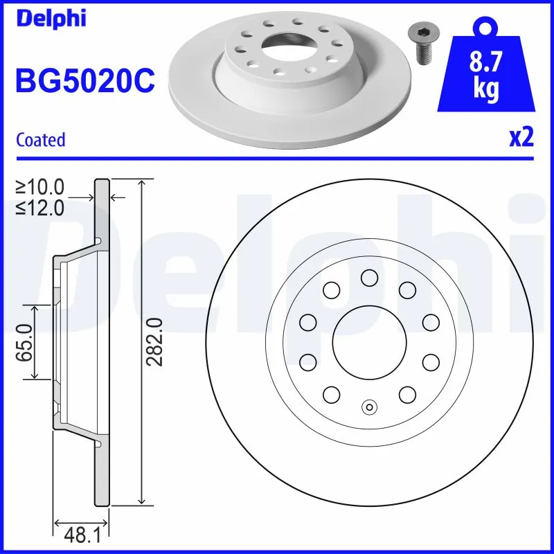Brake Disc BG5020C