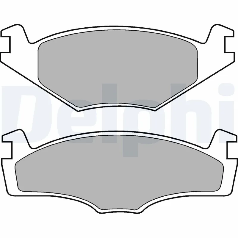 Brake Pad Set, disc brake LP421