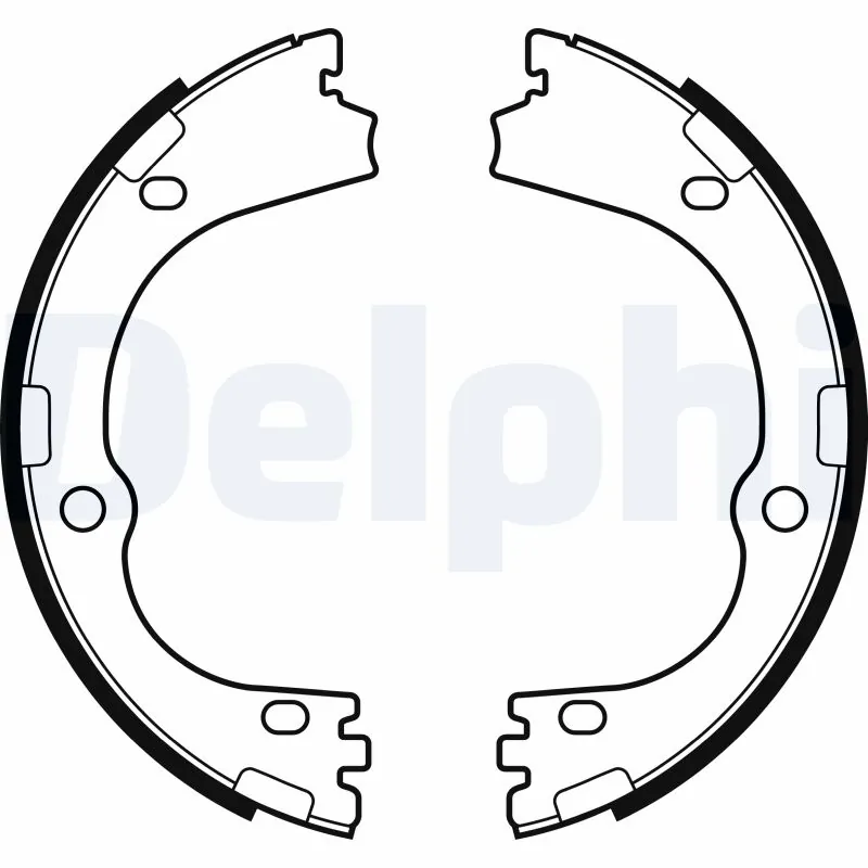 Brake Shoe Set, parking brake LS2166