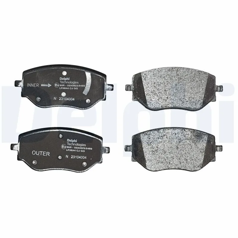 Brake Pad Set, disc brake LP3644
