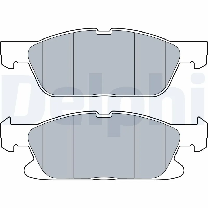 Brake Pad Set, disc brake LP3536