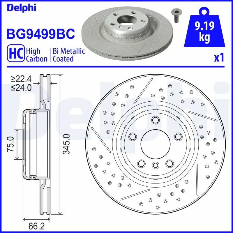 Brake Disc BG9499BC