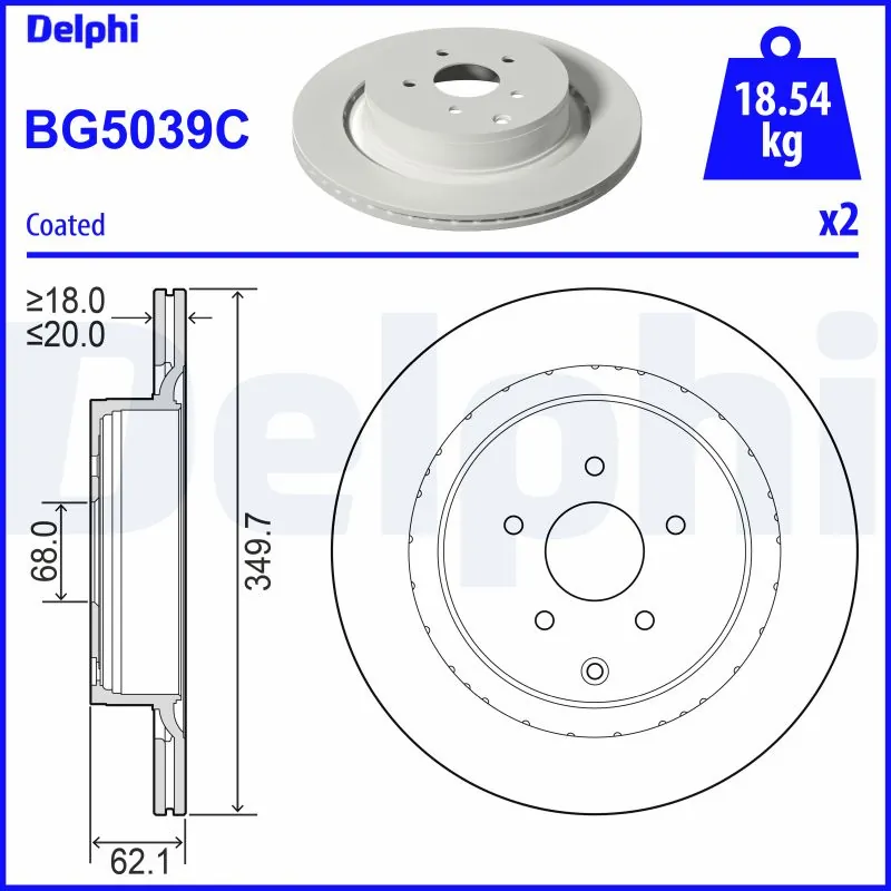 Brake Disc BG5039C