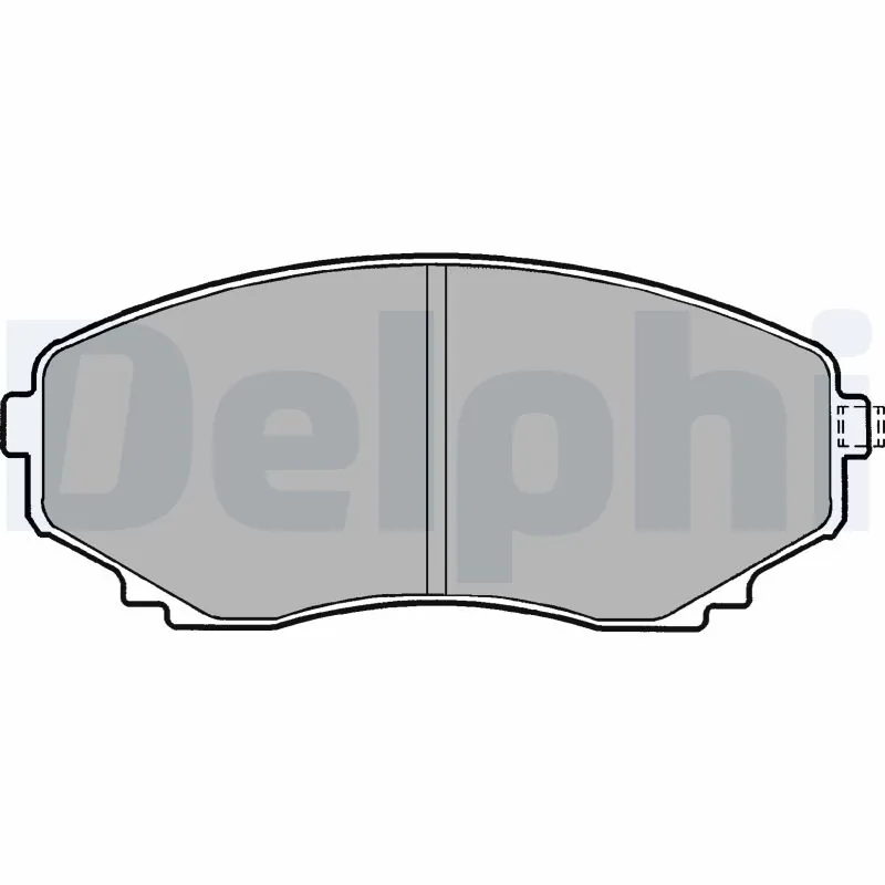 Brake Pad Set, disc brake LP1095