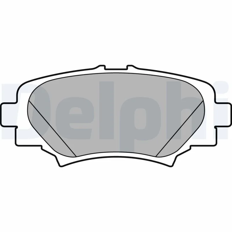 Brake Pad Set, disc brake LP2702