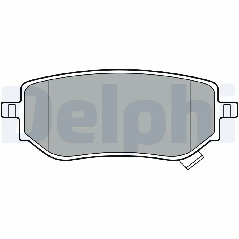 Brake Pad Set, disc brake LP3402