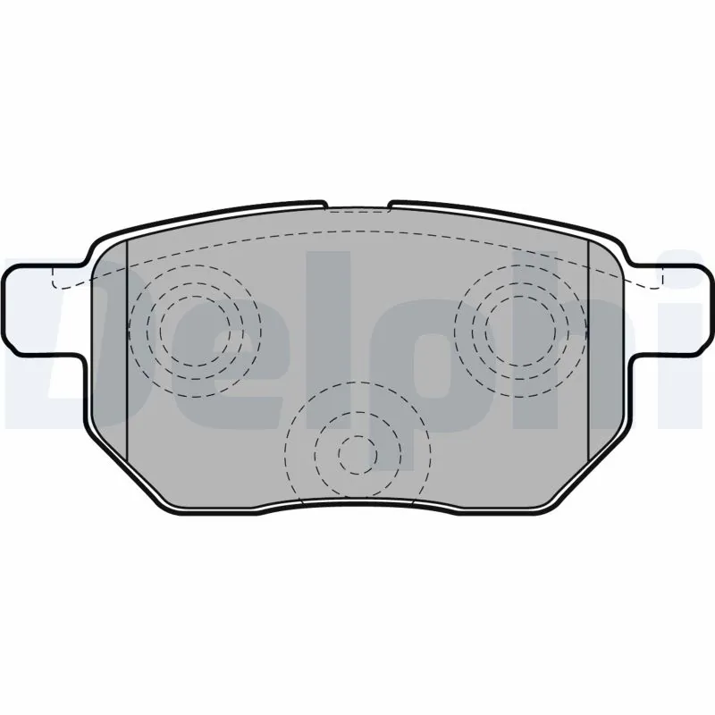 Brake Pad Set, disc brake LP2105