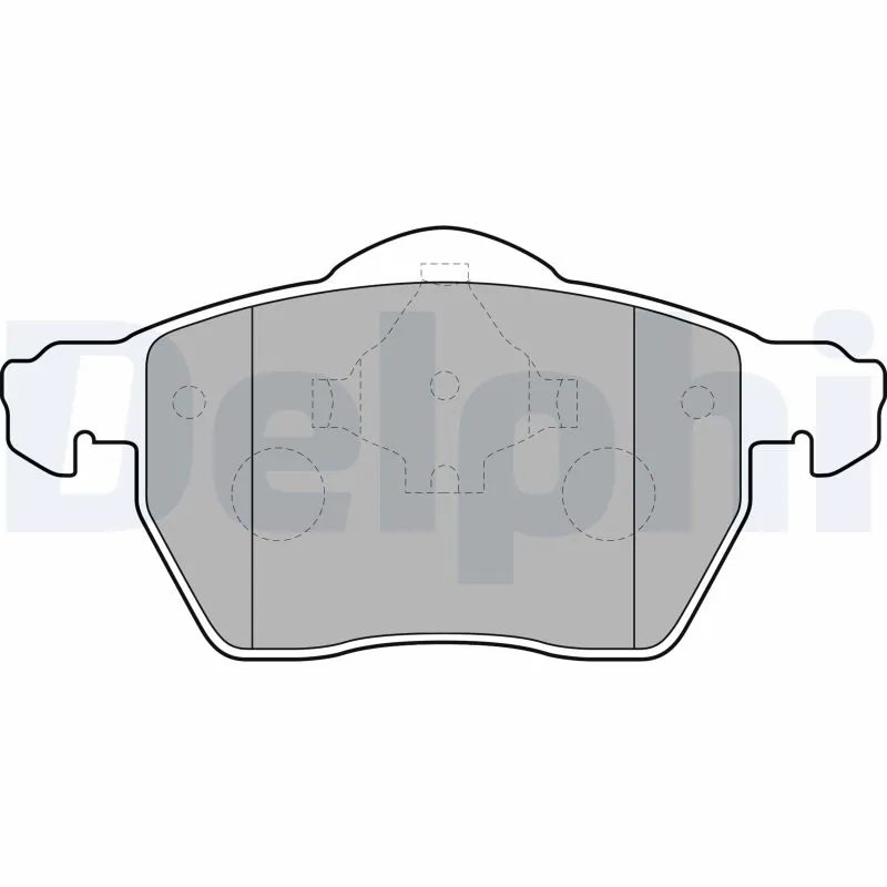 Brake Pad Set, disc brake LP1687