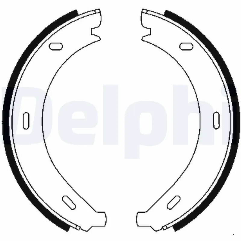 Brake Shoe Set, parking brake LS1902