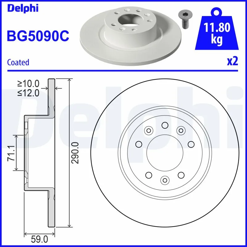 Brake Disc BG5090C