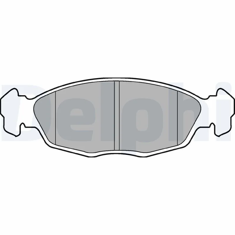 Brake Pad Set, disc brake LP702