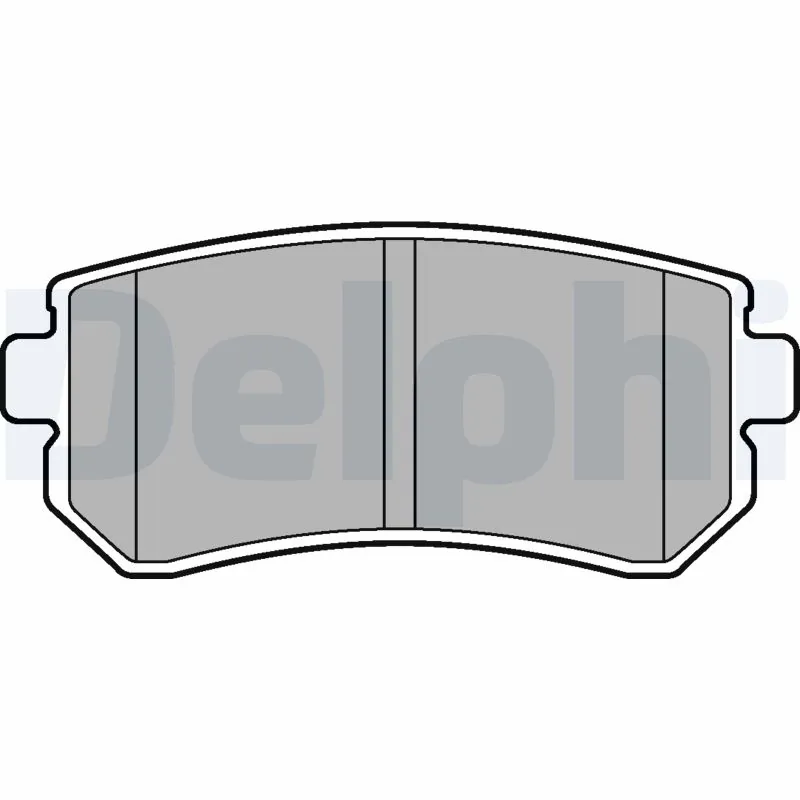 Brake Pad Set, disc brake LP2303