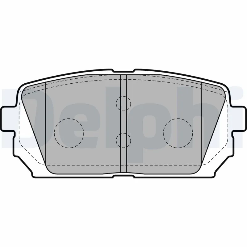 Brake Pad Set, disc brake LP2051