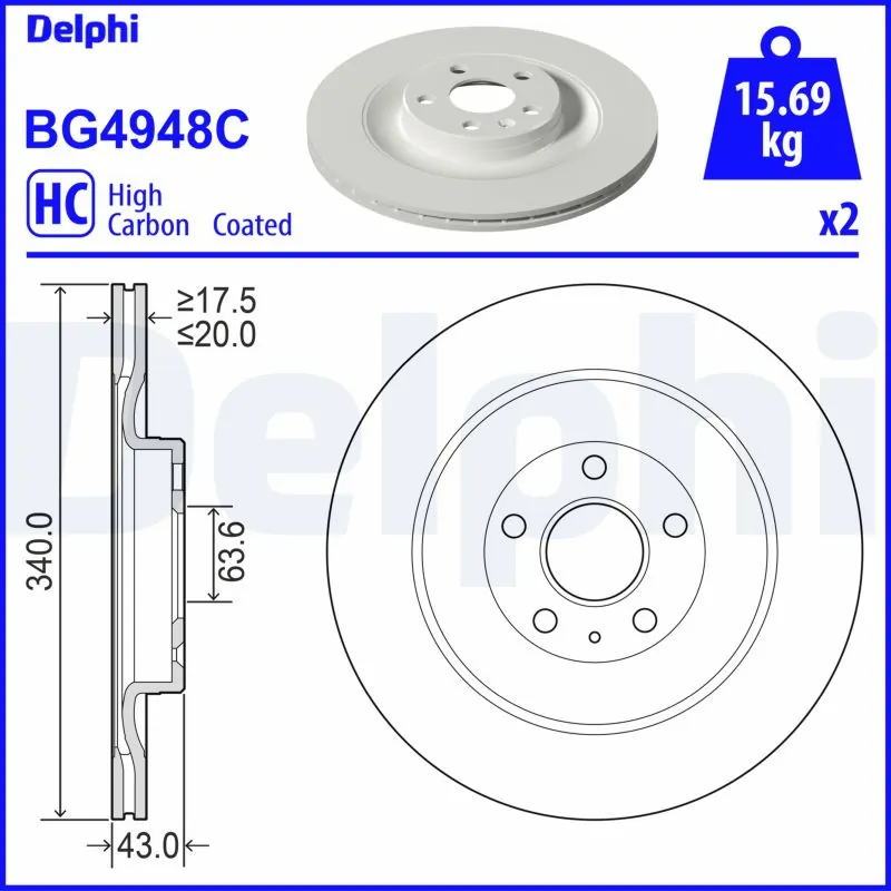 Brake Disc BG4948C