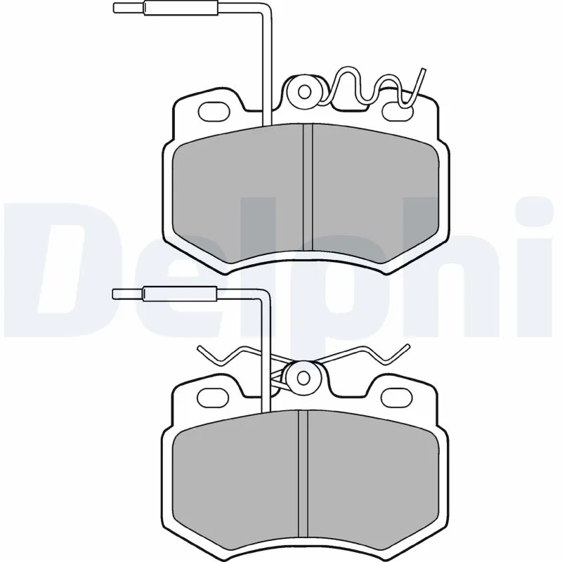 Brake Pad Set, disc brake LP823