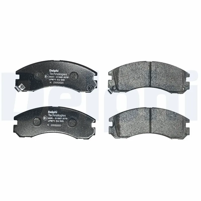 Brake Pad Set, disc brake LP871