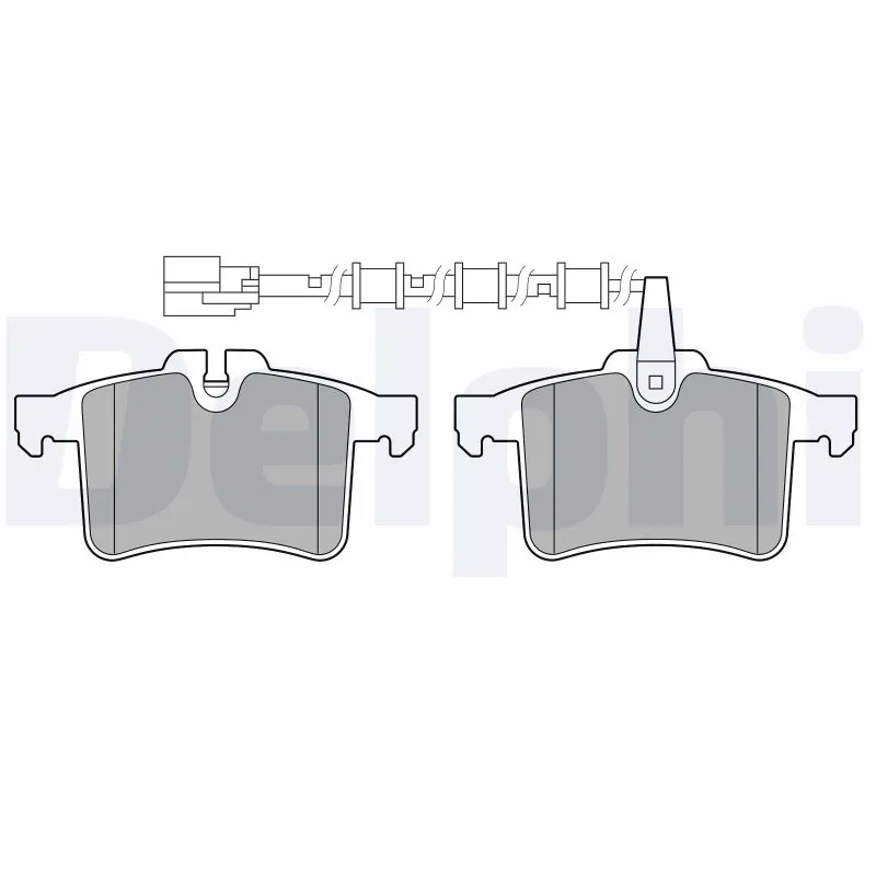 Brake Pad Set, disc brake LP3727