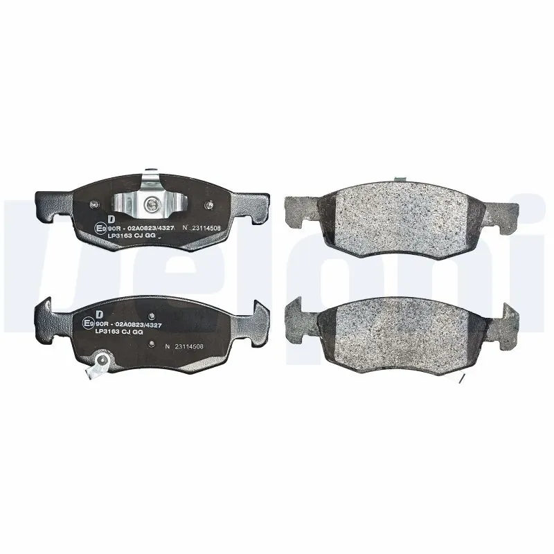 Brake Pad Set, disc brake LP3163