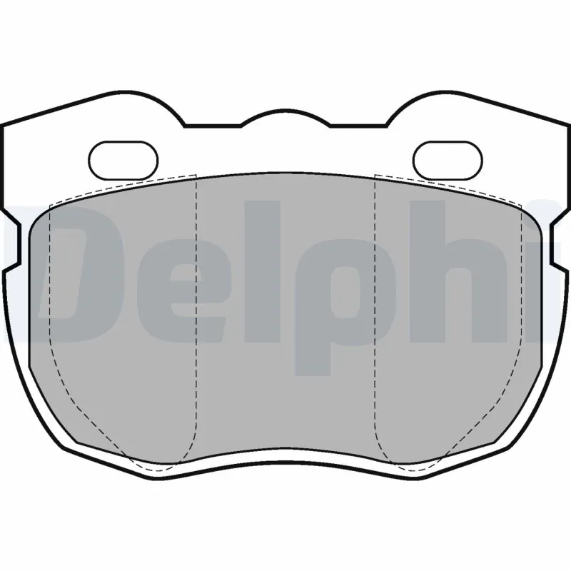 Brake Pad Set, disc brake LP599