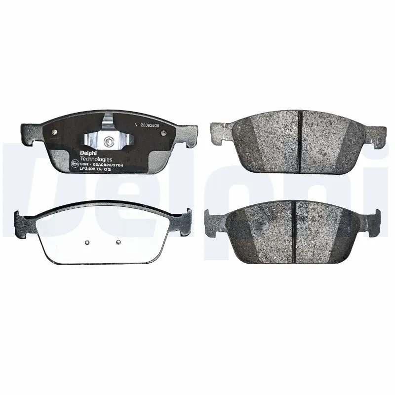 Brake Pad Set, disc brake LP2495