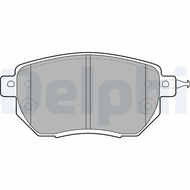 Brake Pad Set, disc brake LP1986