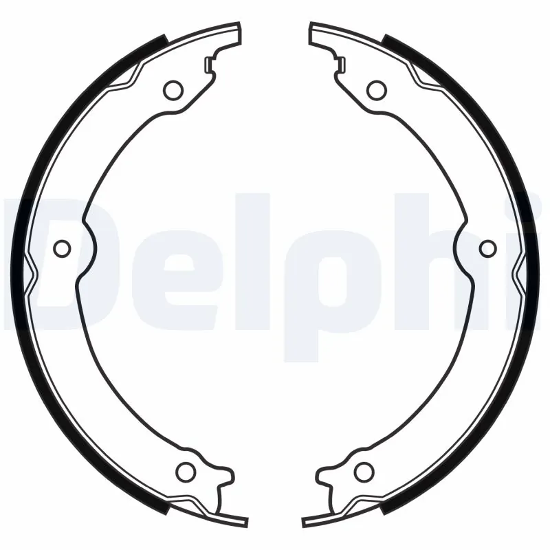 Brake Shoe Set, parking brake LS2152