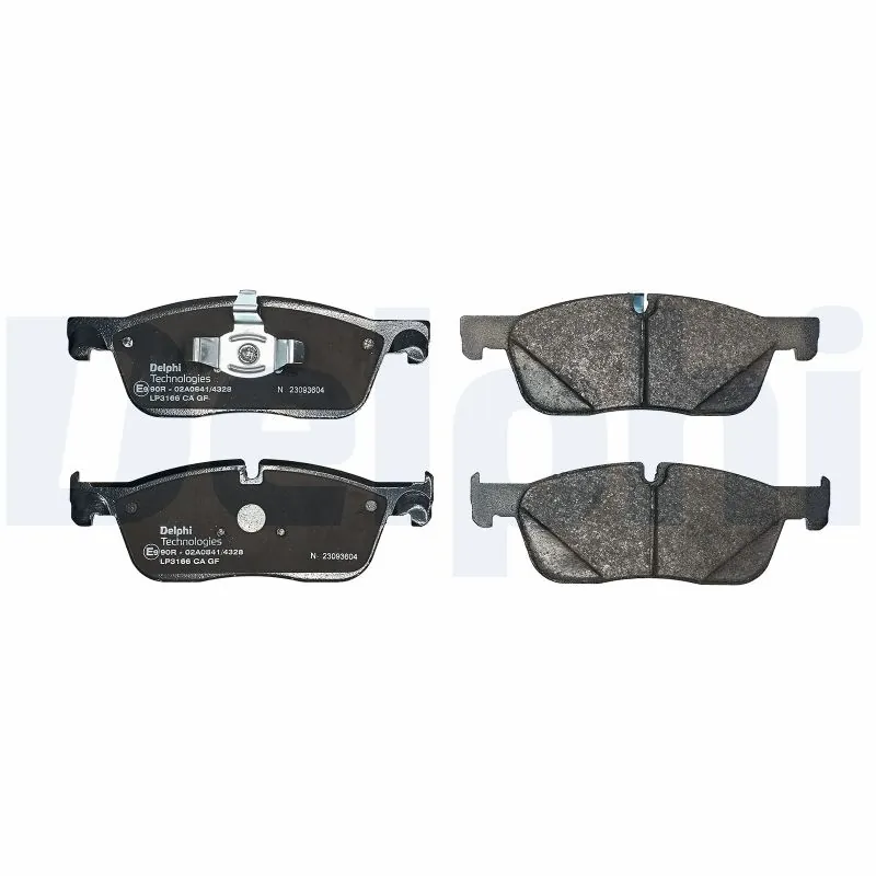 Kit de plaquettes de frein, frein à disque LP3166