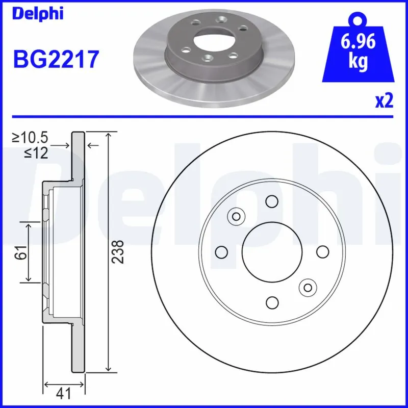 Brake Disc BG2217