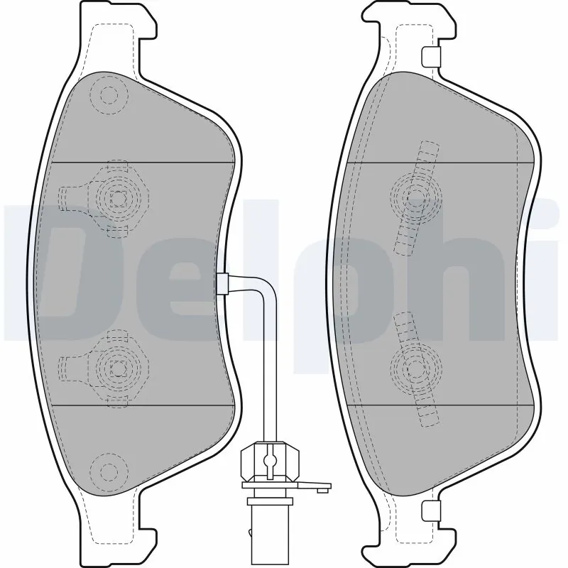 Brake Pad Set, disc brake LP2072