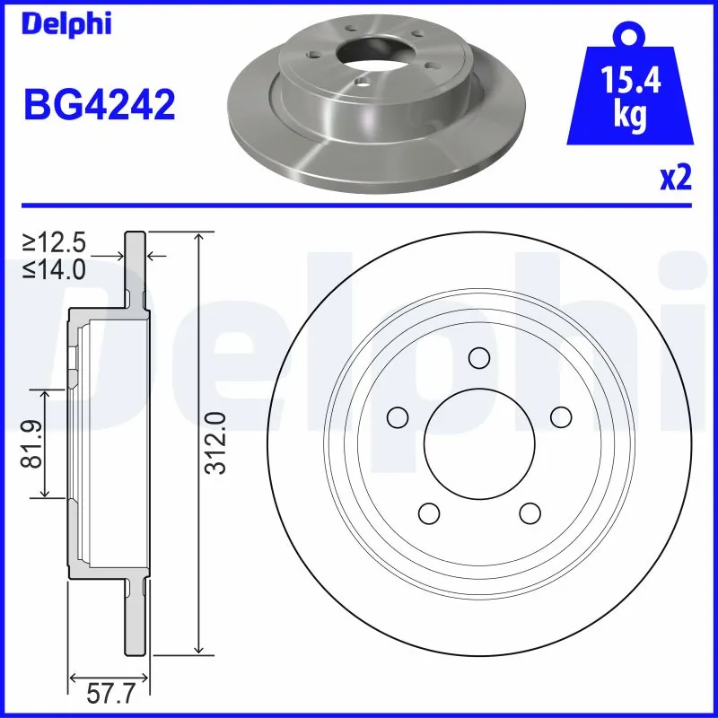 Brake Disc BG4242