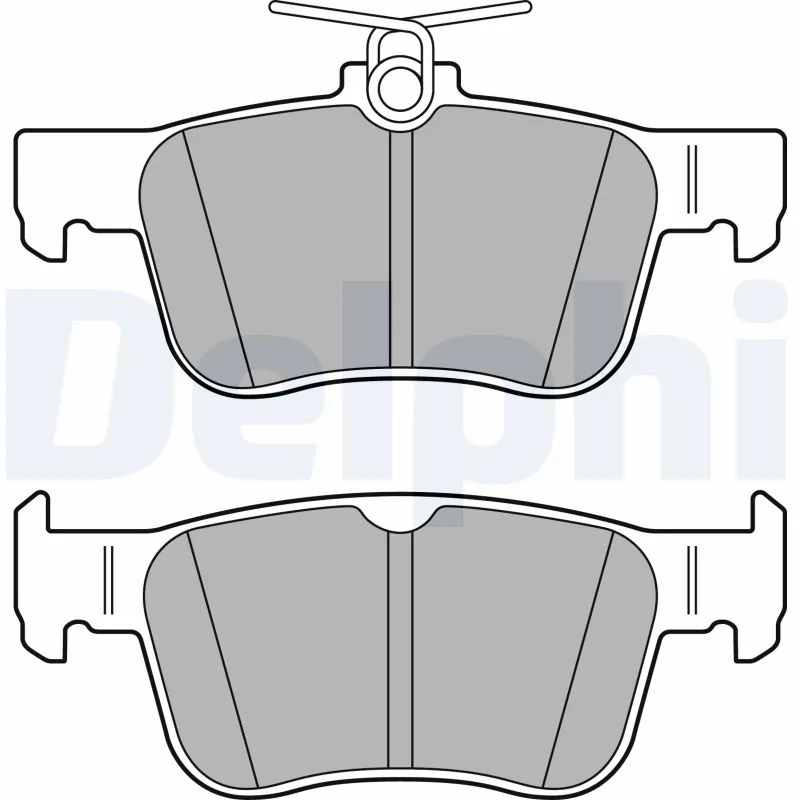 Brake Pad Set, disc brake LP3391