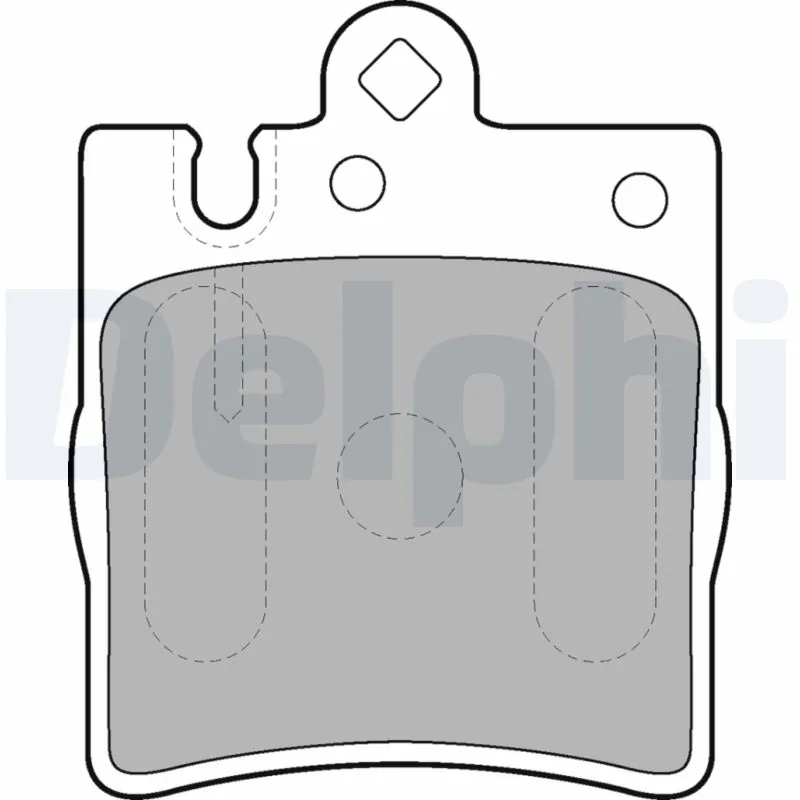 Brake Pad Set, disc brake LP1618
