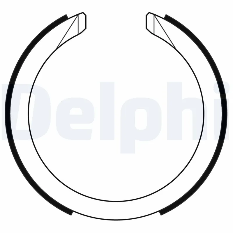 Brake Shoe Set, parking brake LS2169