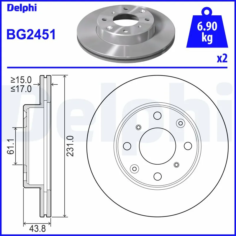 Brake Disc BG2451