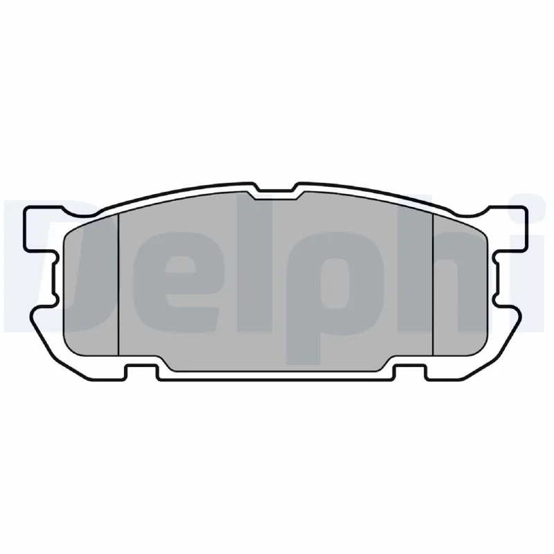 Brake Pad Set, disc brake LP3690