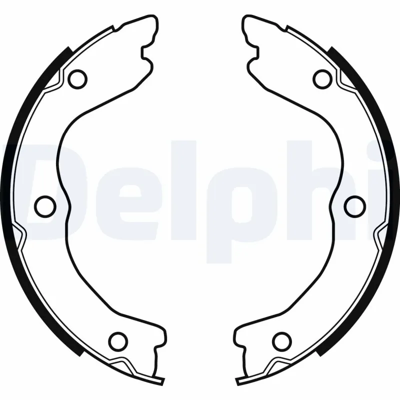 Brake Shoe Set, parking brake LS2038
