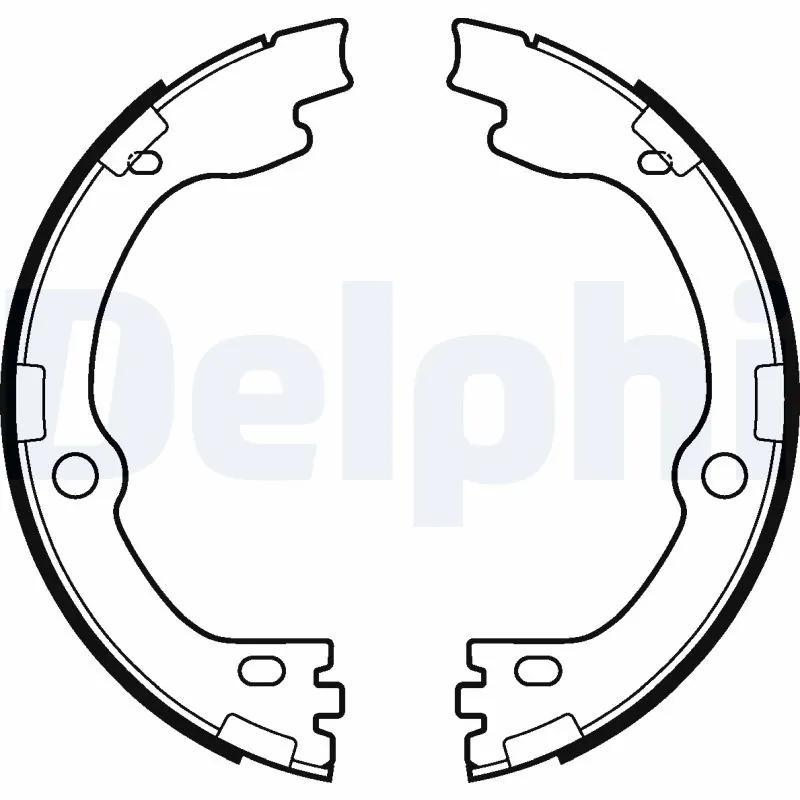 Brake Shoe Set, parking brake LS2119