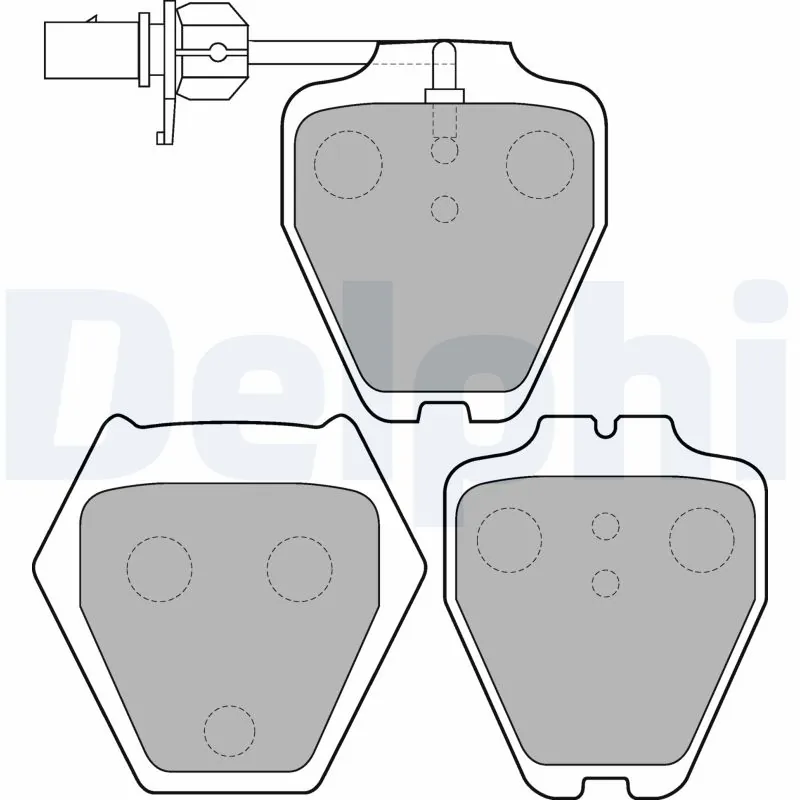 Brake Pad Set, disc brake LP1703