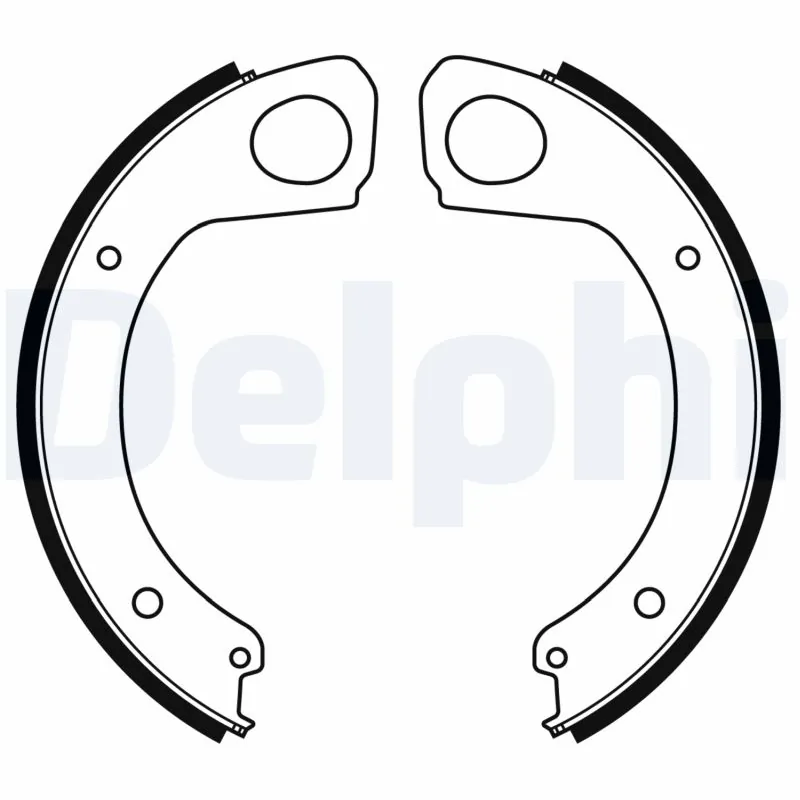 Brake Shoe Set, parking brake LS2174
