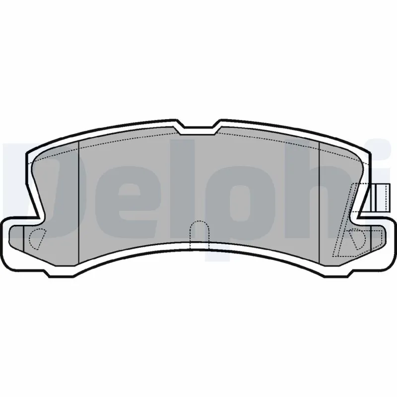 Brake Pad Set, disc brake LP611