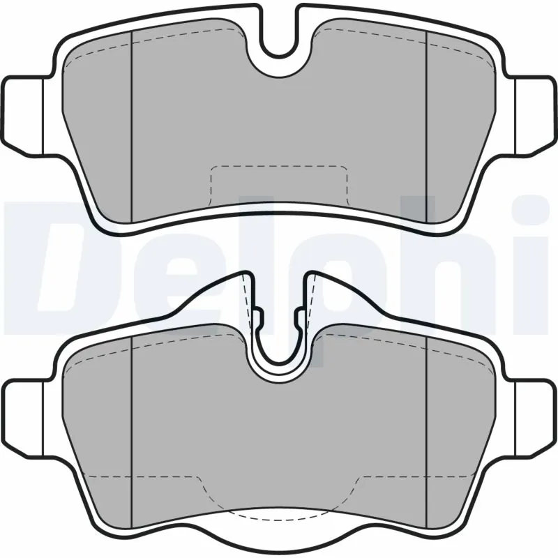 Brake Pad Set, disc brake LP2022